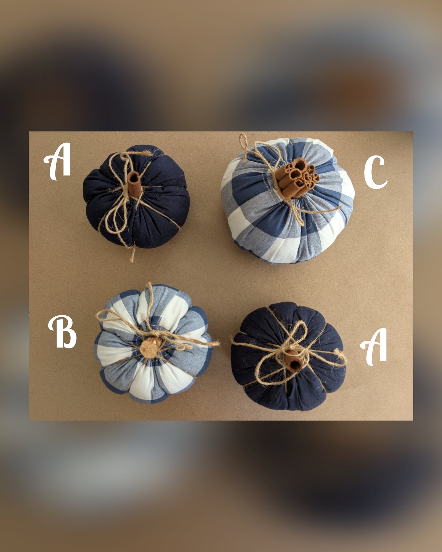 the Country Blue Pumpkins