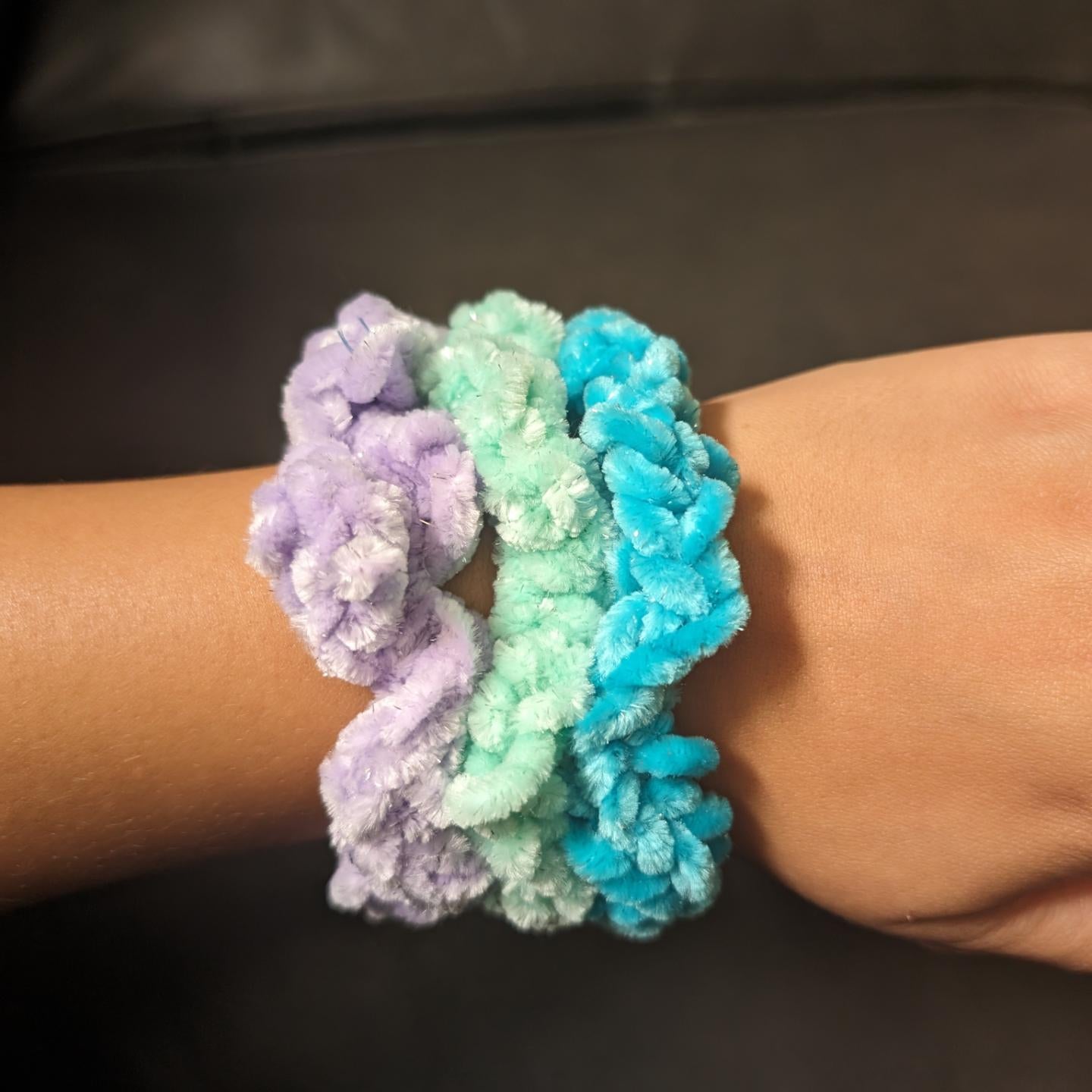 the Velvet Mini Scrunchie