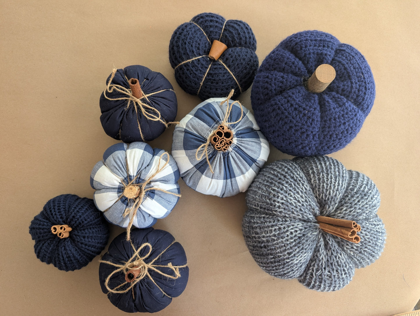 the Country Blue Pumpkins