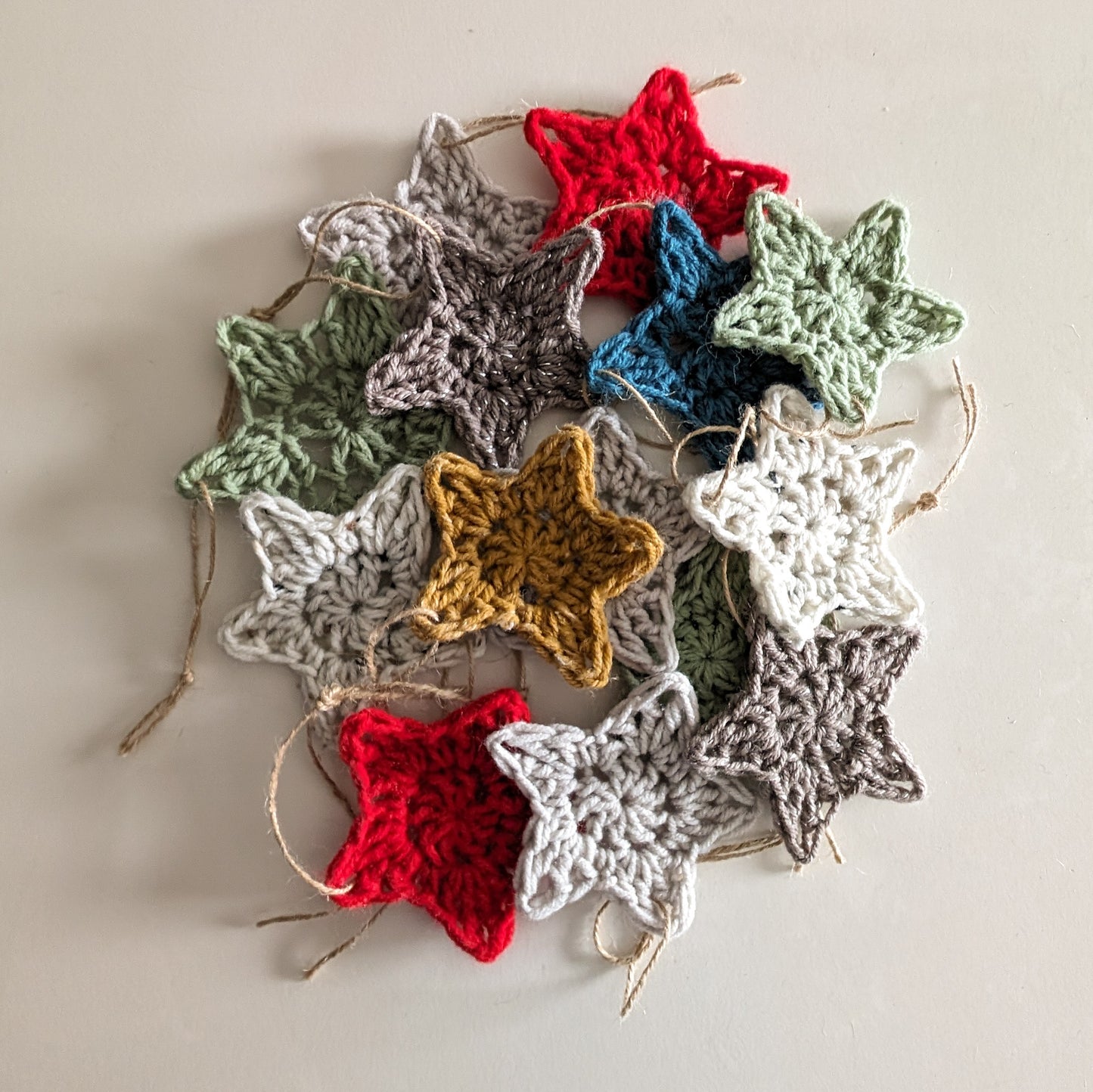 Crochet Star Ornament