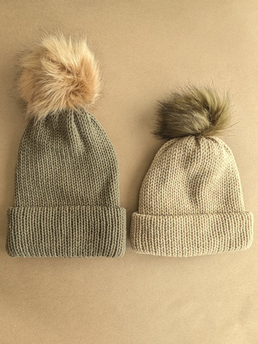 the Mommy & Me Knit Beanie
