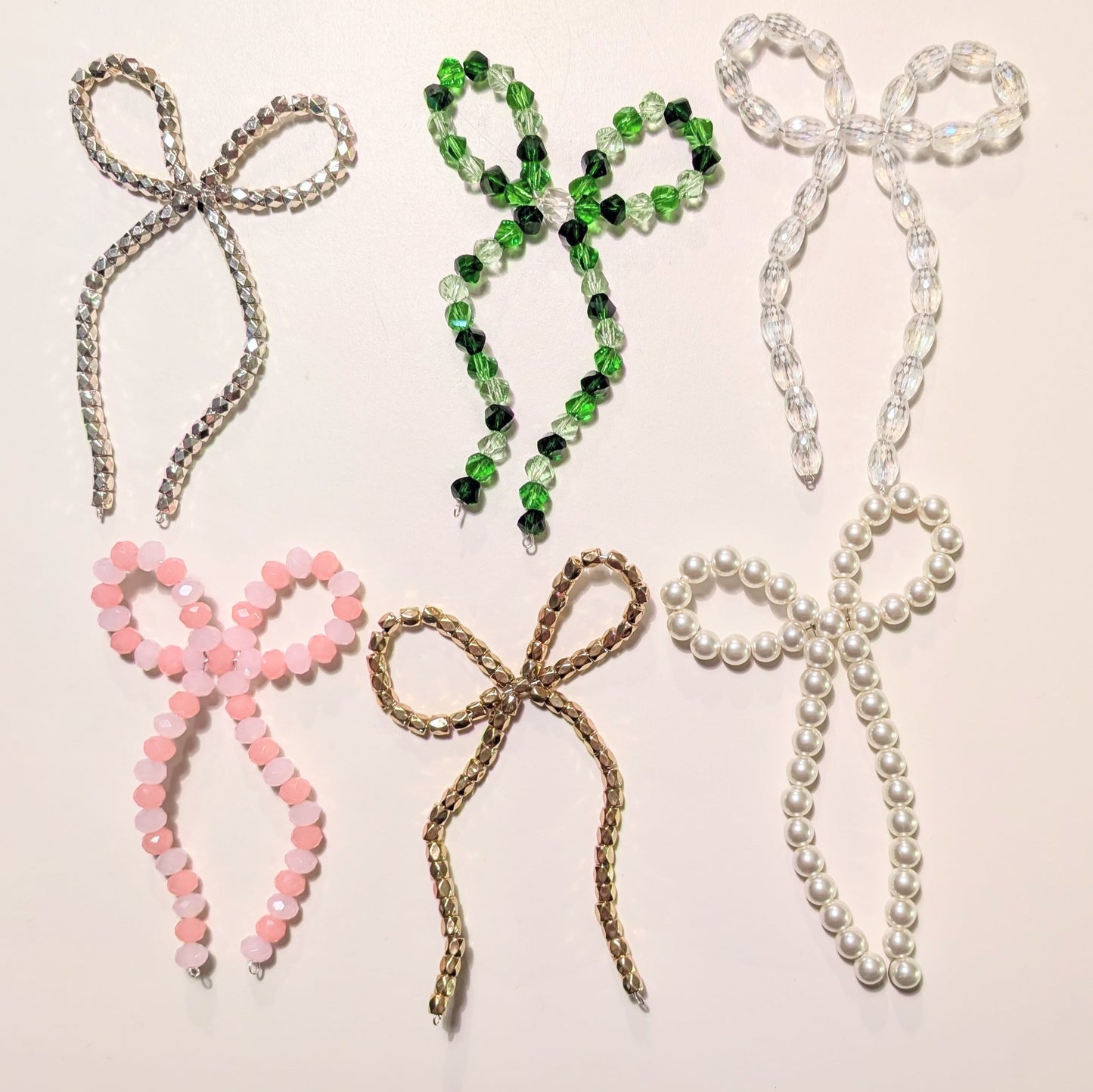 Beaded Bow ornaments