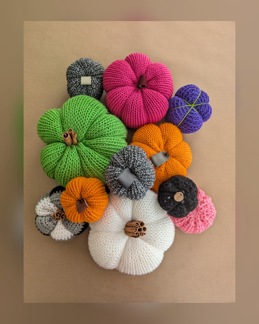 Crochet Pumpkins - Halloween